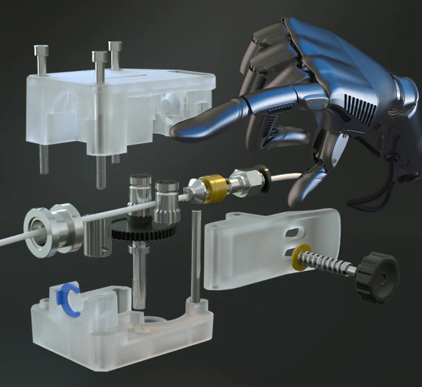 Anycubic vyper has Double gear extrusion system